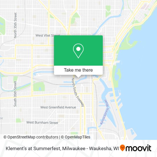 Klement's at Summerfest map