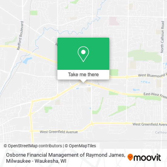 Osborne Financial Management of Raymond James map