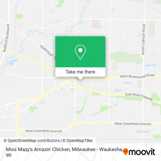 Miss Mazy's Amazin' Chicken map