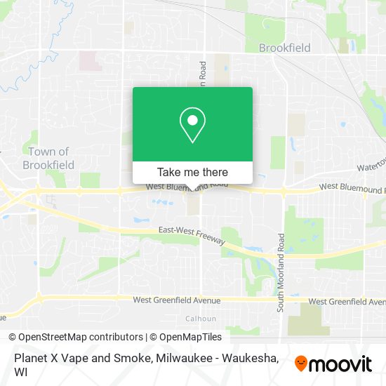 Planet X Vape and Smoke map