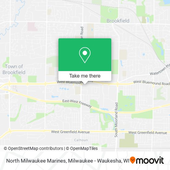 North Milwaukee Marines map