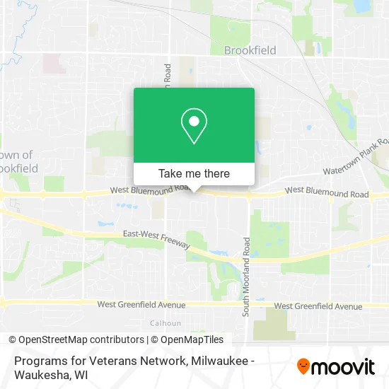 Mapa de Programs for Veterans Network