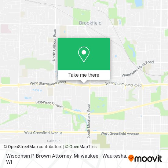 Wisconsin P Brown Attorney map