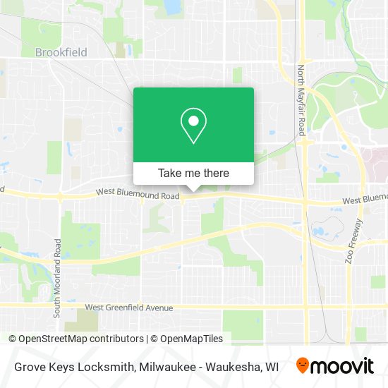 Mapa de Grove Keys Locksmith