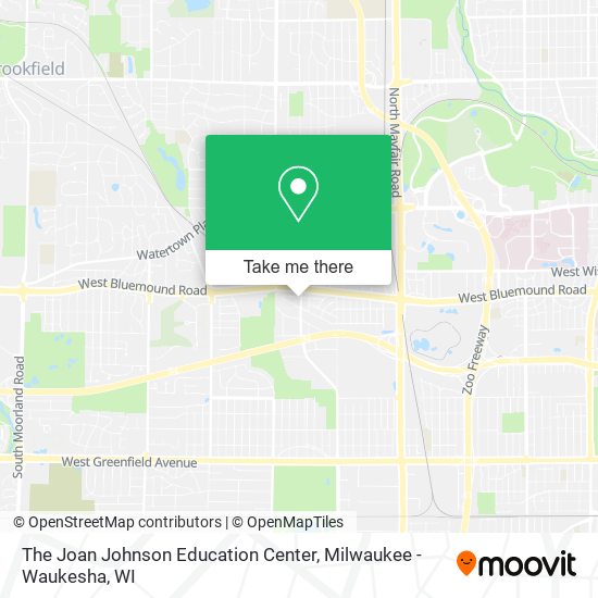 The Joan Johnson Education Center map