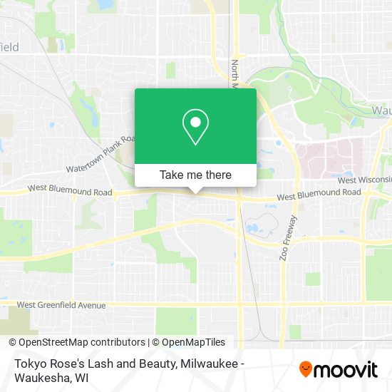 Mapa de Tokyo Rose's Lash and Beauty