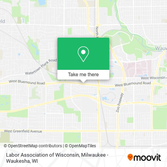 Mapa de Labor Association of Wisconsin