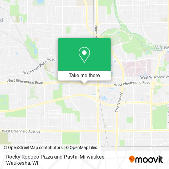 Rocky Rococo Pizza and Pasta map