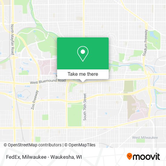 Mapa de FedEx