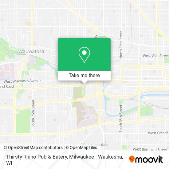 Thirsty Rhino Pub & Eatery map