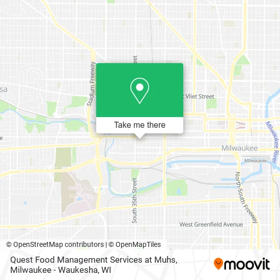 Quest Food Management Services at Muhs map