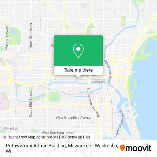 Potawatomi Admin Building map