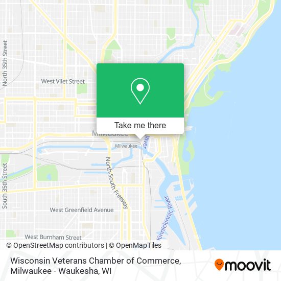 Wisconsin Veterans Chamber of Commerce map