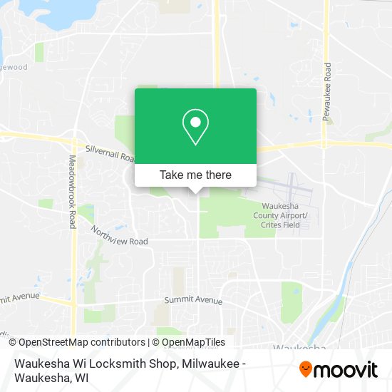 Waukesha Wi Locksmith Shop map