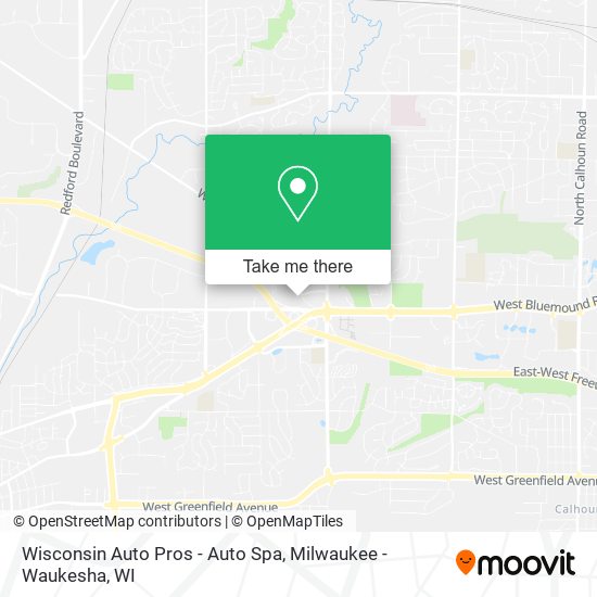 Wisconsin Auto Pros - Auto Spa map