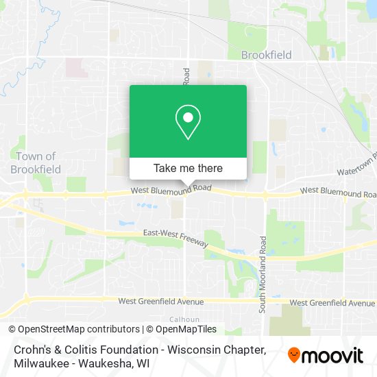 Crohn's & Colitis Foundation - Wisconsin Chapter map