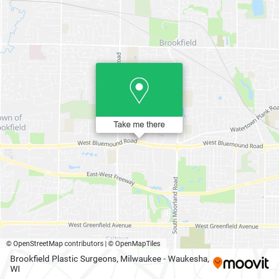 Brookfield Plastic Surgeons map