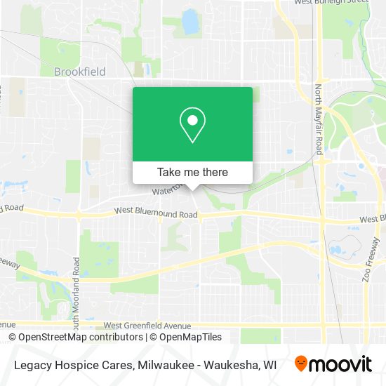 Mapa de Legacy Hospice Cares