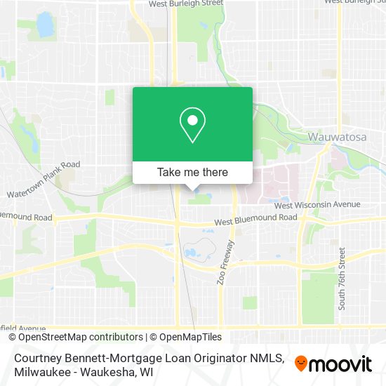 Mapa de Courtney Bennett-Mortgage Loan Originator NMLS