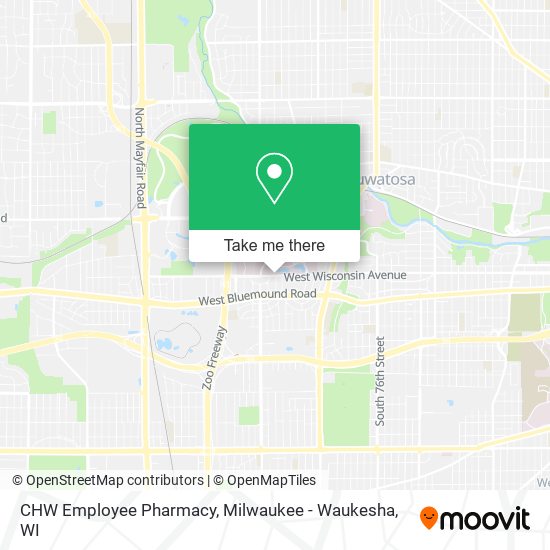 CHW Employee Pharmacy map