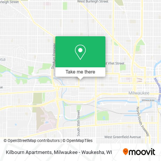 Mapa de Kilbourn Apartments