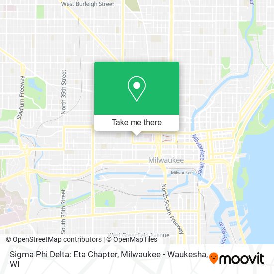 Sigma Phi Delta: Eta Chapter map