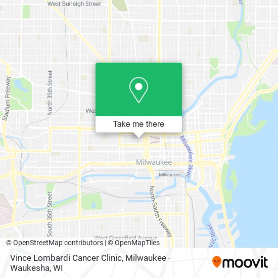 Vince Lombardi Cancer Clinic map