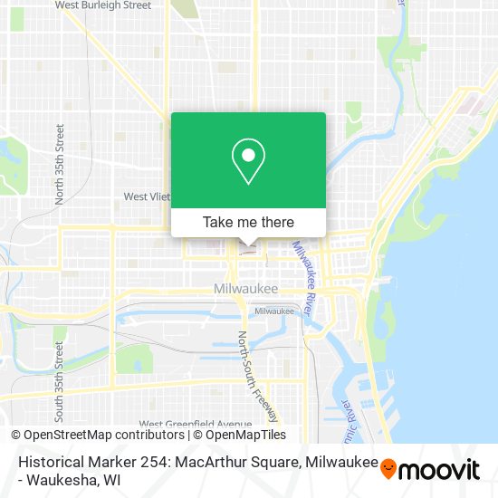 Mapa de Historical Marker 254: MacArthur Square