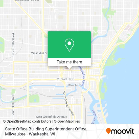 State Office Building Superintendent Office map