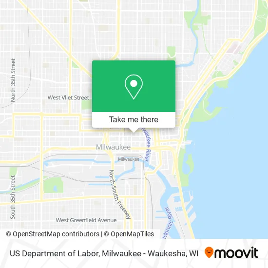 Mapa de US Department of Labor