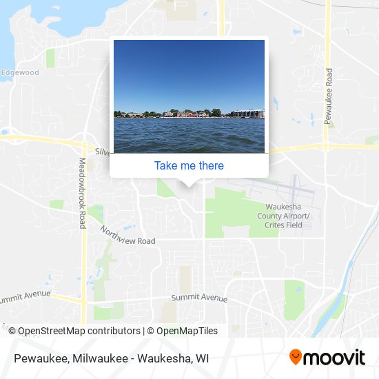 Pewaukee map