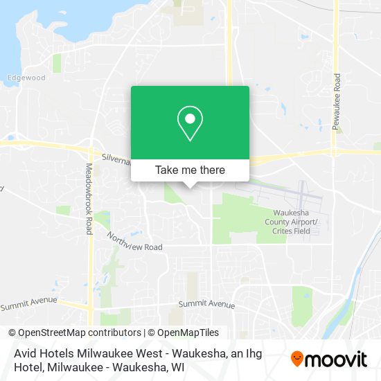 Avid Hotels Milwaukee West - Waukesha, an Ihg Hotel map