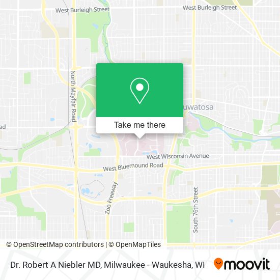 Dr. Robert A Niebler MD map