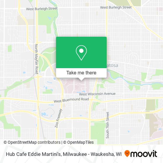 Mapa de Hub Cafe Eddie Martini's