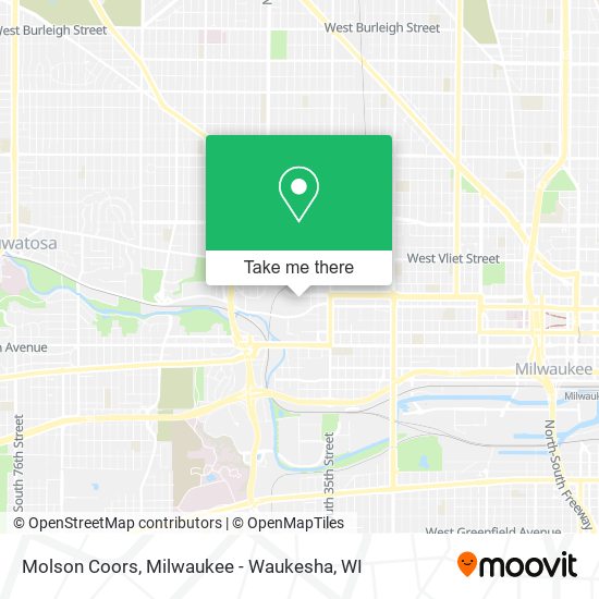 Molson Coors map