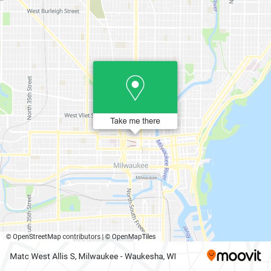 Matc West Allis S map
