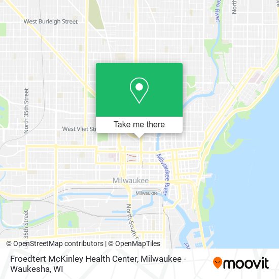 Froedtert McKinley Health Center map