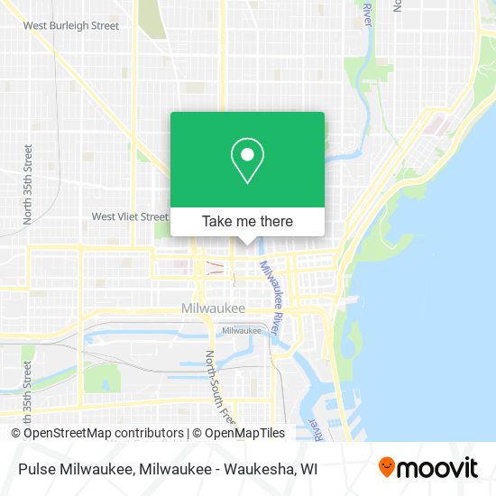 Pulse Milwaukee map