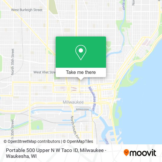Portable 500 Upper N W Taco ID map