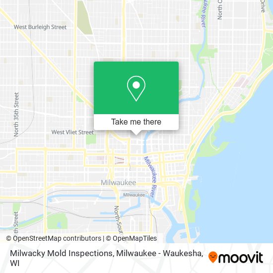 Milwacky Mold Inspections map