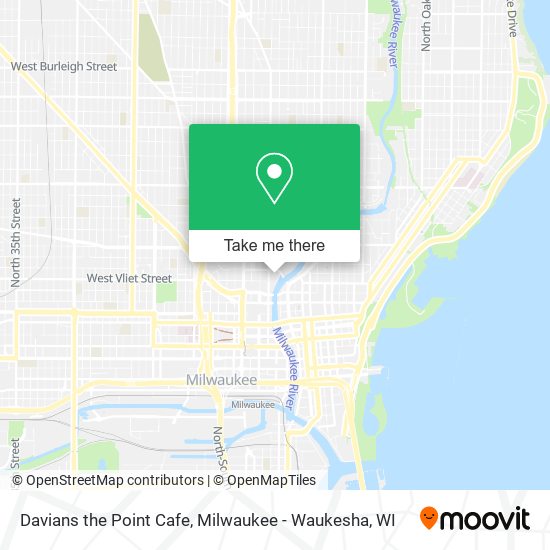 Davians the Point Cafe map