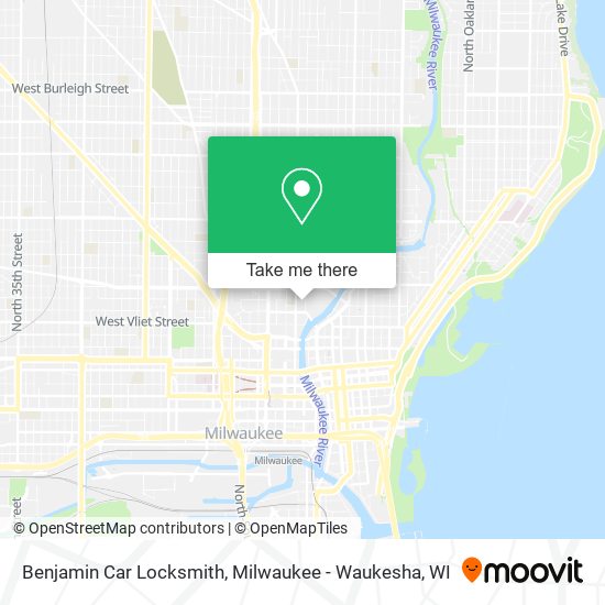 Benjamin Car Locksmith map