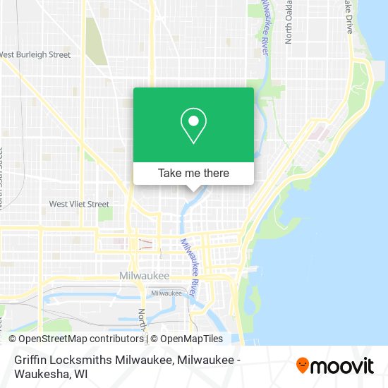 Mapa de Griffin Locksmiths Milwaukee