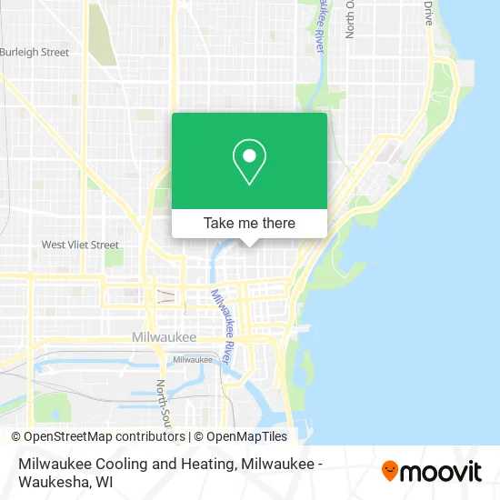 Mapa de Milwaukee Cooling and Heating