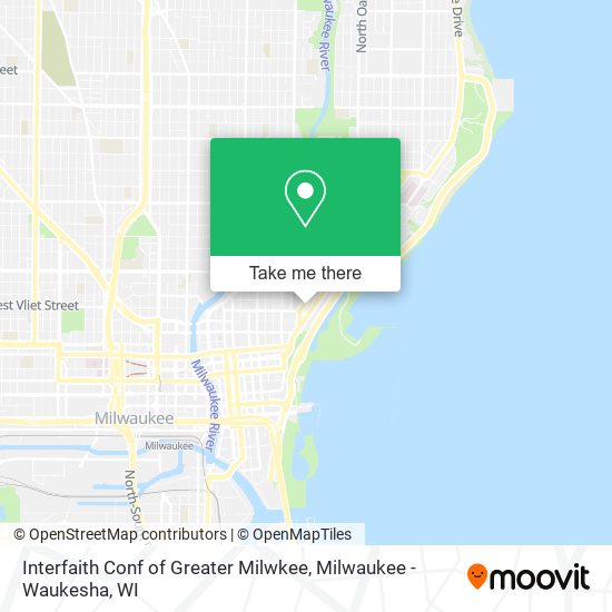 Interfaith Conf of Greater Milwkee map