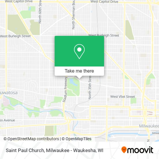 Saint Paul Church map