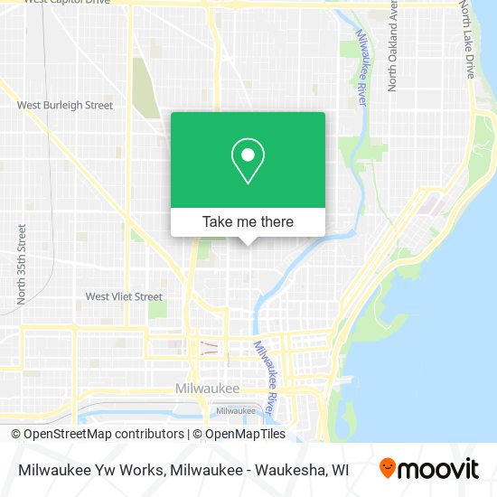 Milwaukee Yw Works map