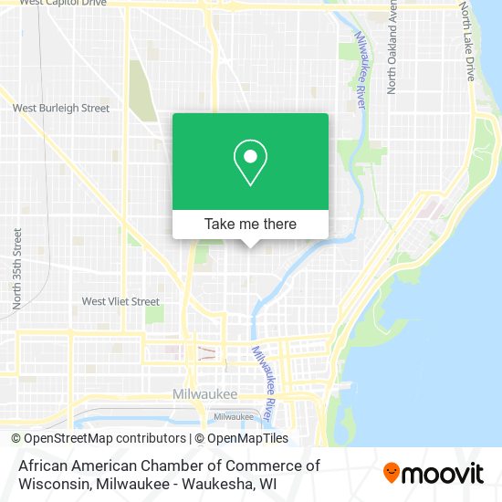 Mapa de African American Chamber of Commerce of Wisconsin