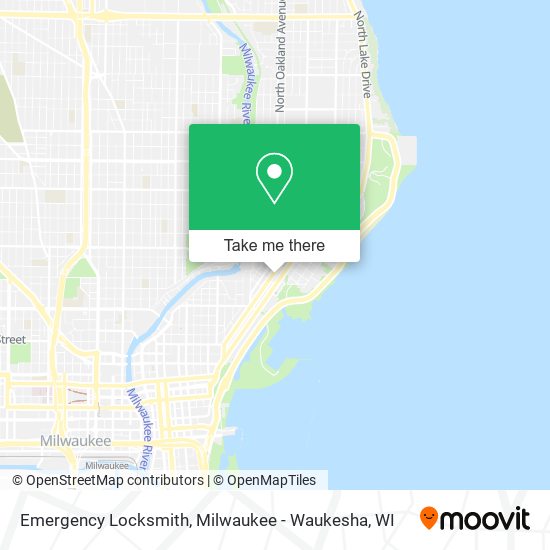 Emergency Locksmith map