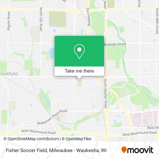 Mapa de Fisher Soccer Field